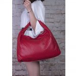 ANNA WOVEN LEATHER HOBO