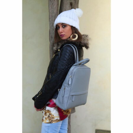 Abetone leather backpack by Bellini. Made in Italy.