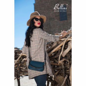 Figline is a leathe crossbody clutch Made in Italy by Bellini. Available also for private label.