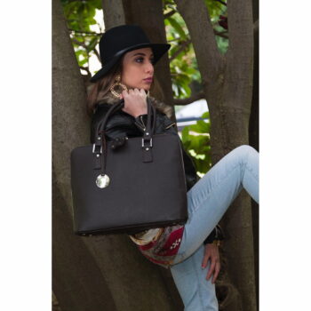 The Forte is a luxurious leather handbag and laptop bag Made in Italy by Bellini. Available also for private label.