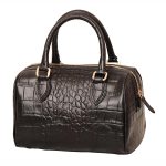 Lido leather trunk handbag by Bellini. made in Italy.