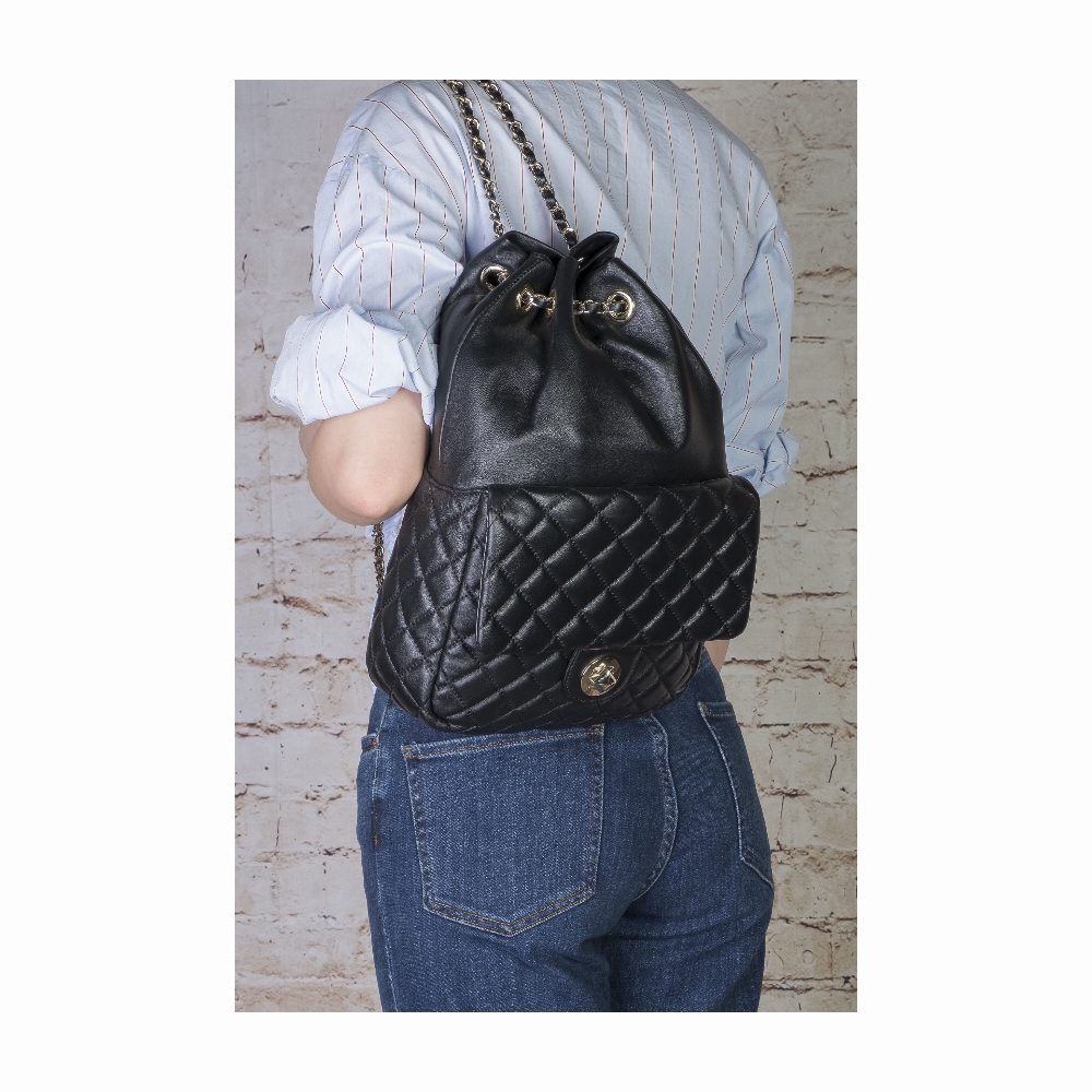 CLIO QUILTED BACKPACK - , MADE IN ITALY HANDBAGS