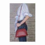 CINZIA WOVEN CROSSBODY BAG
