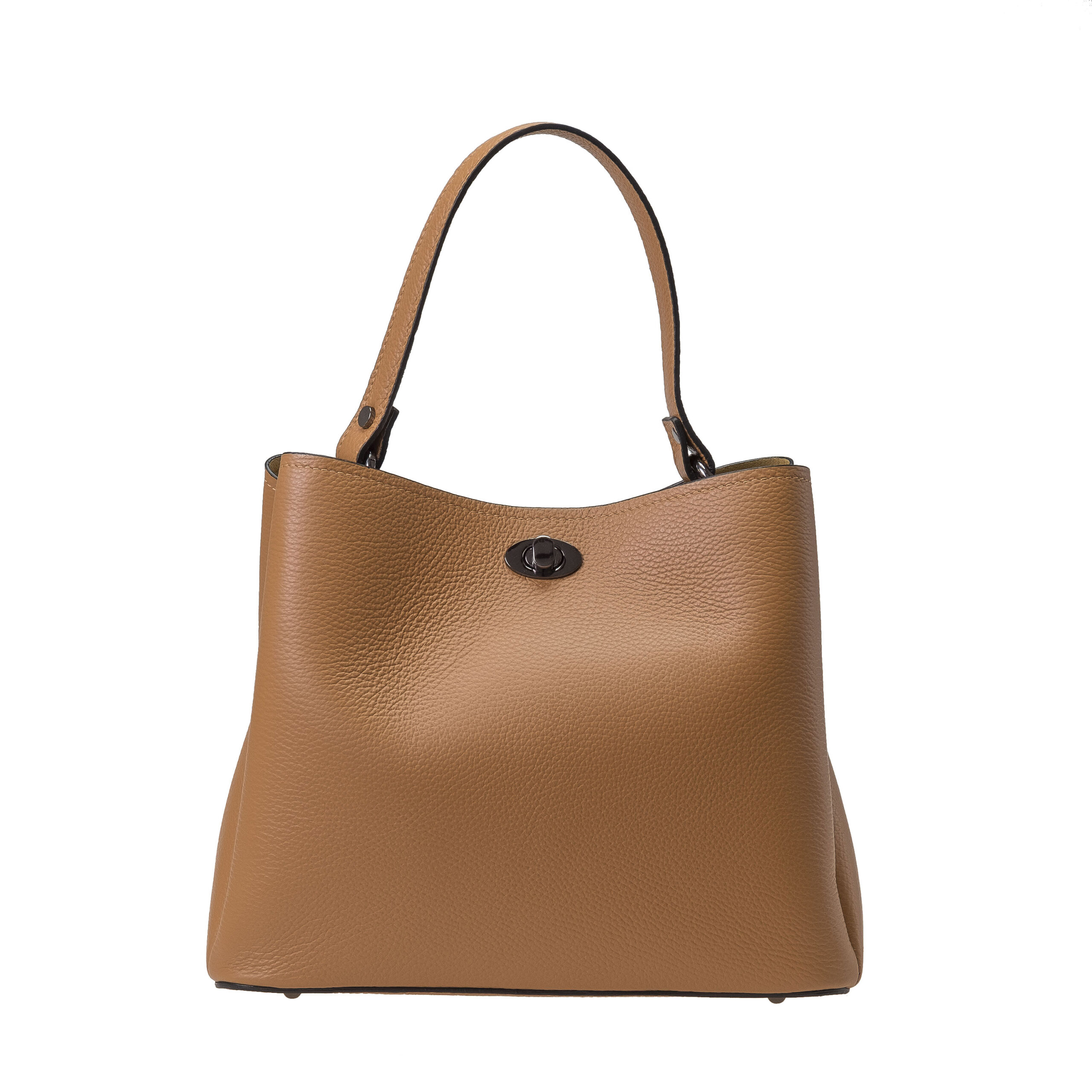 LC409G_19_LC409G_19_3598_tan_front LC409G Hobo by Bellini. Made in Italy.