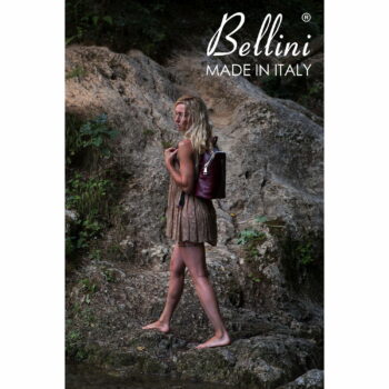 SALTINO LEATHER BACKPACK by Bellini. Made in Italy.