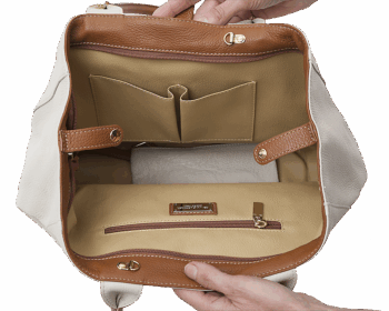 VALDELSA SATCHEL by Bellini. Made in Italy.