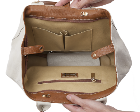 VALDELSA SATCHEL by Bellini. Made in Italy.