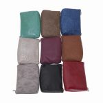 LEATHER ZIPPERED POUCH - Medium