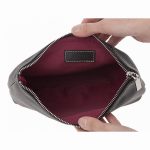 LEATHER ZIPPERED POUCH - Medium tuscany_assorted
