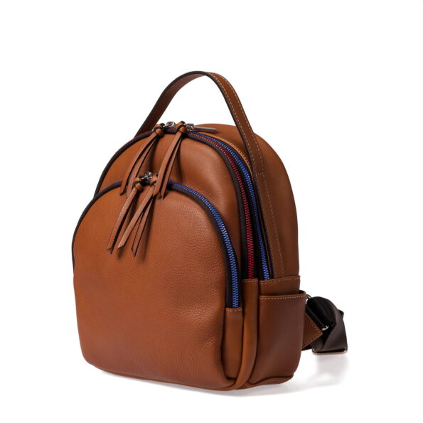 Luni leather backpack. Made in Italy by Bellini.
