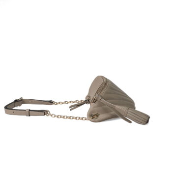 Apuana luxury quilted leather waist bag. Made in Italy by Bellini.