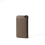 Maria zip around wallet by Bellini. Hand woven nappa leather.