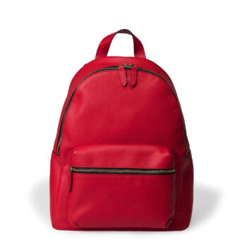 Luxury leather backpack, unisex. Genuine leather Made in Italy by Bellini. Available also for private label.