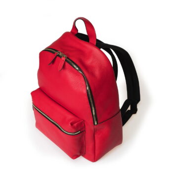 Luxury leather backpack, unisex. Genuine leather Made in Italy by Bellini. Available also for private label.