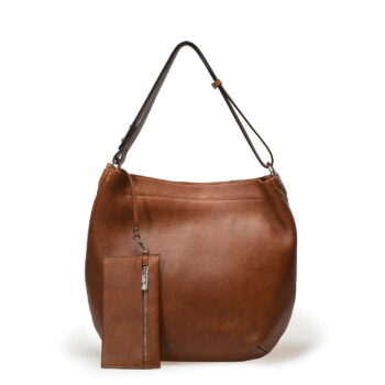 Firenzuola leather hobo by Bellini. Made in Italy. Unlined tote, private label.
