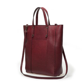 Futa leather tote by Bellini. Made in Italy. Unlined tote, crossbody strap, leather wallet included.