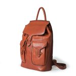 Talamone vegetable-tanned leather backpack. Made in Italy by Bellini. Wholesale, OEM, private label handbag.