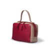 beige-burgundy