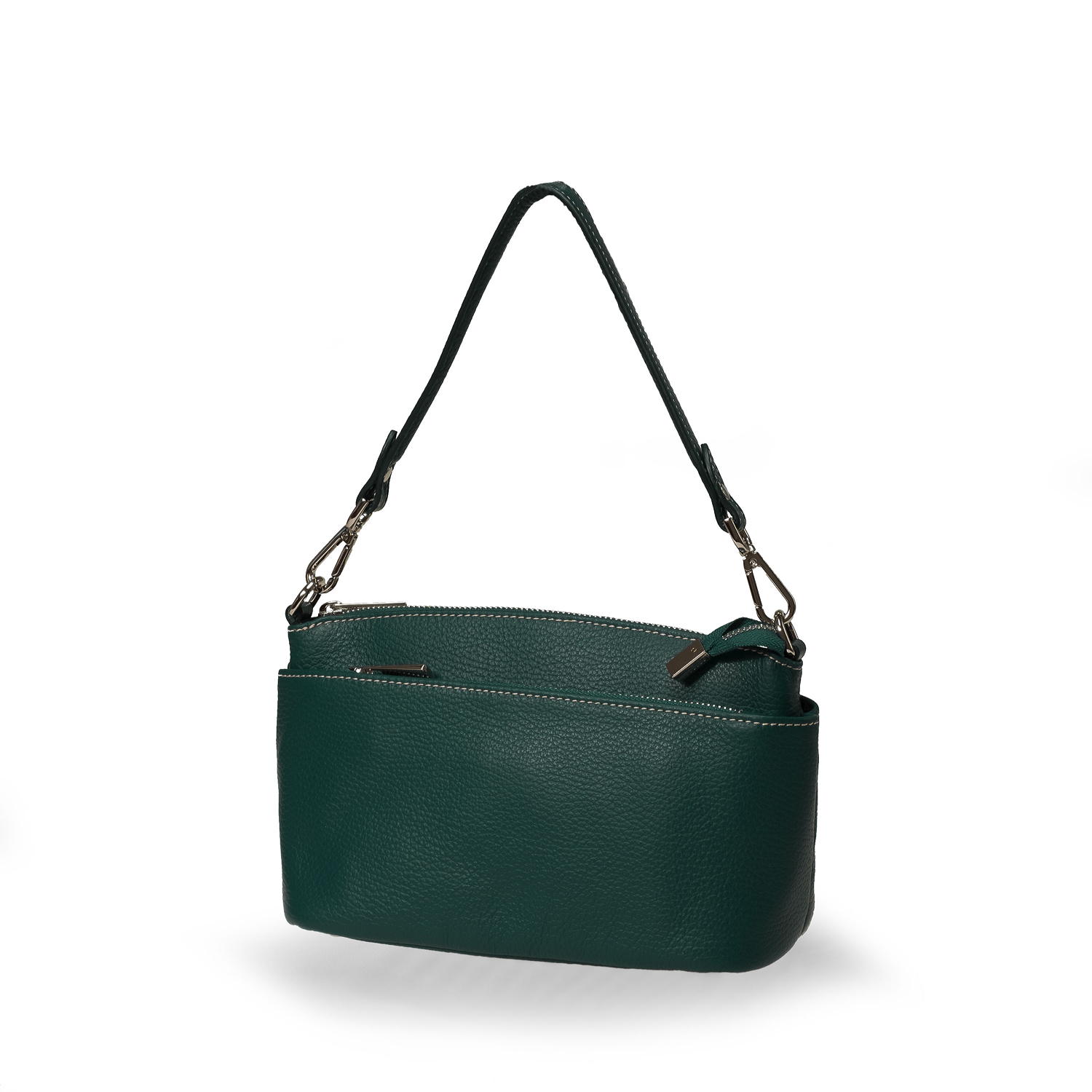 Dark Green Bag Carry on Bag, Computer Bag Vegan Shoulder Bag Tote With  Pockets - Etsy