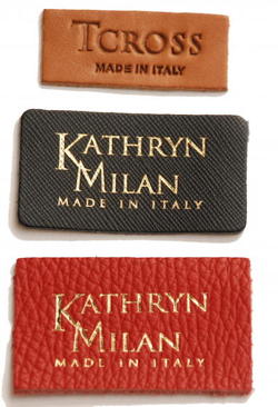 Inside logo embossing